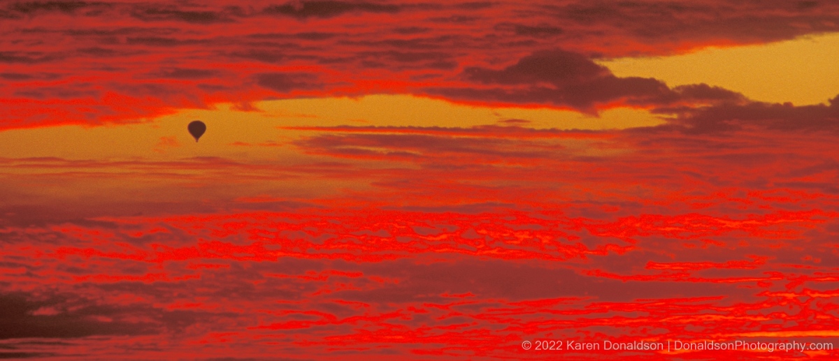 Balloon and Red Sky