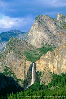 Cathedral Rocks and Bridaleil Fall