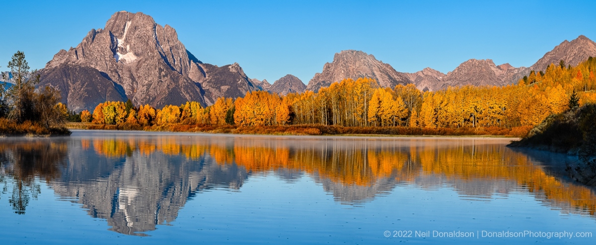 Oxbow Bend Autumn Sunrise