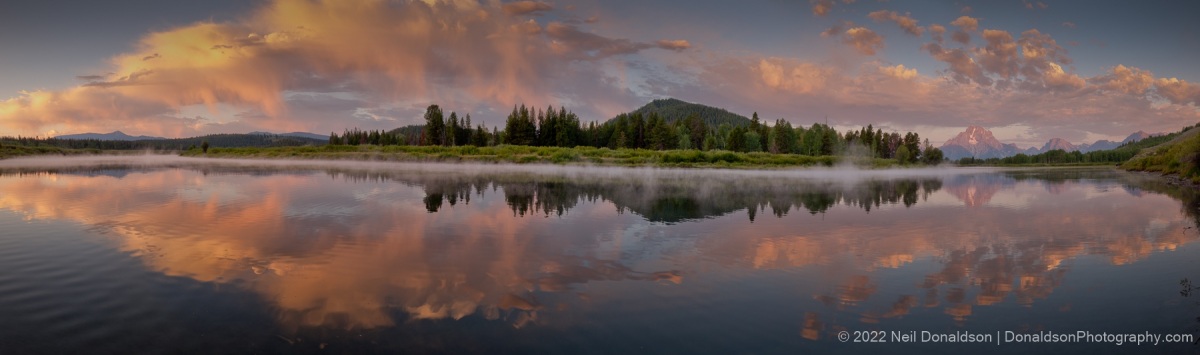 Oxbow Bend Sunrise Panorama